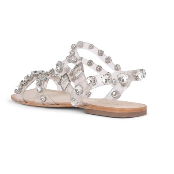 Jeffrey Campbell Calath Rhinestone Jelly Sandals - Picture 6 of 6